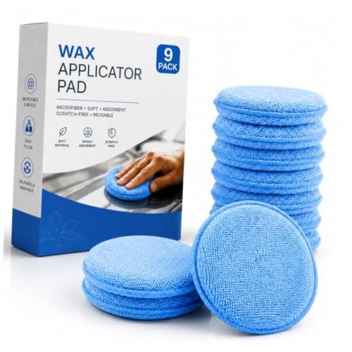 Pack car wax applicator pad - 9,