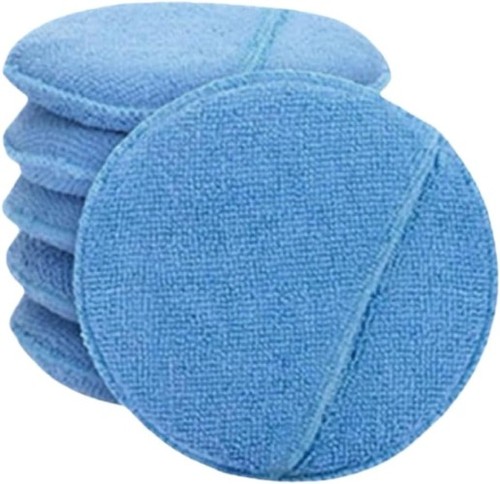 6pcs microfiber wax applicator - microfiber,