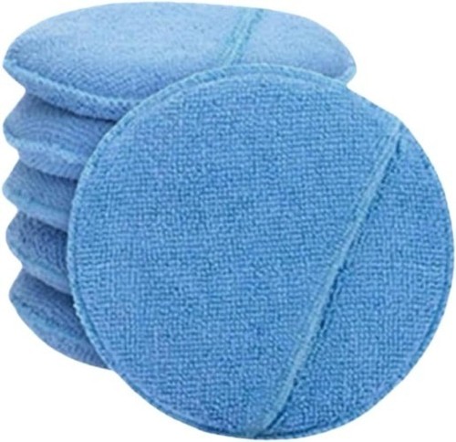 6pcs microfiber wax applicator - microfiber,