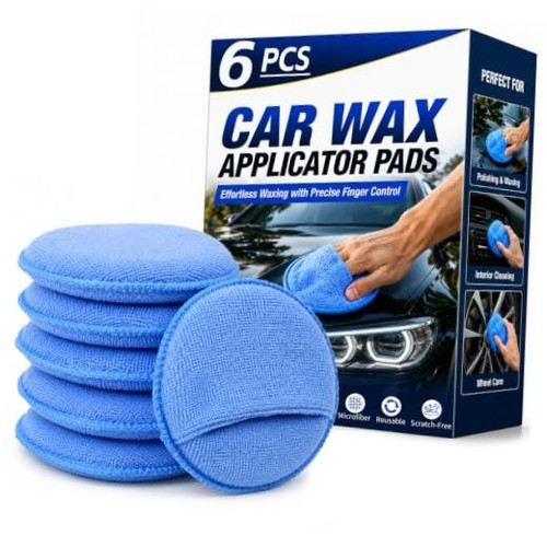 Car wax applicator - car, pads