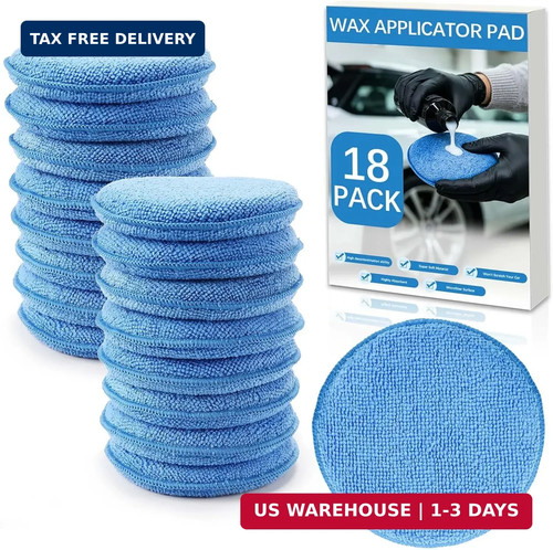 Pack car wax - applicator, pad