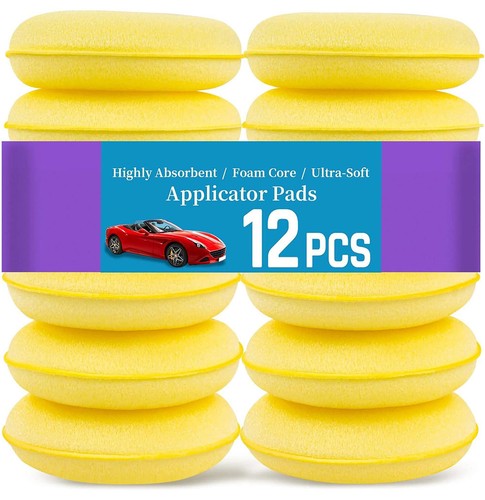Car waxing polish foam sponge - car,