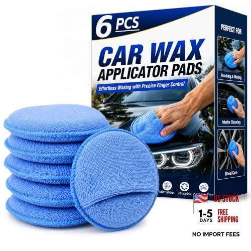 Car wax applicator pads - applicator, 6