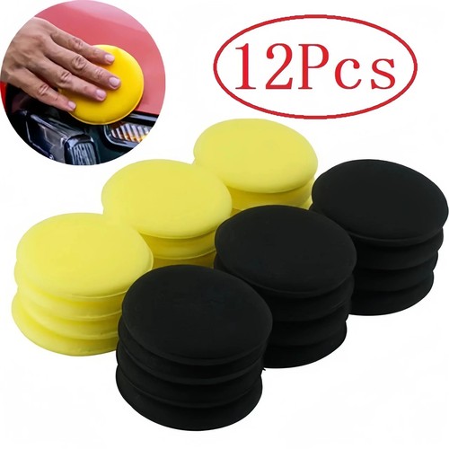 12pcs round car waxing - round,