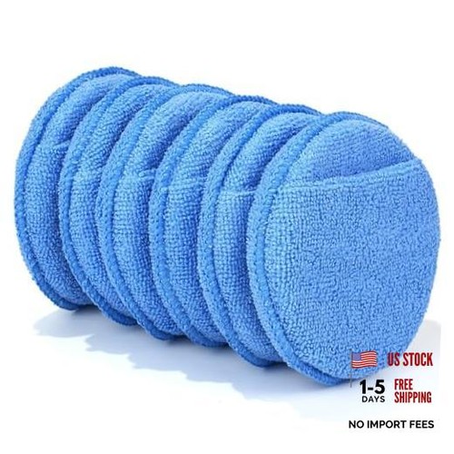 Pack car wax pads - of, 6