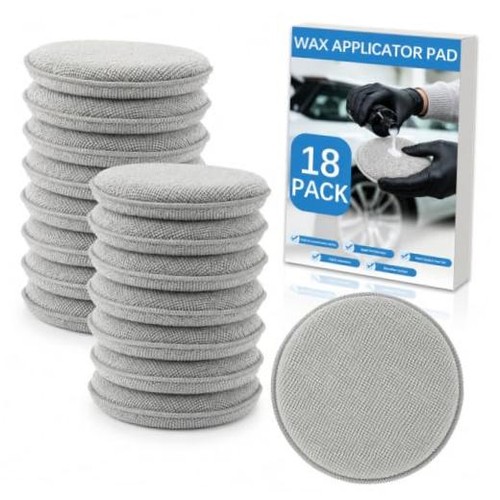 Pack car wax applicator pad - pack,