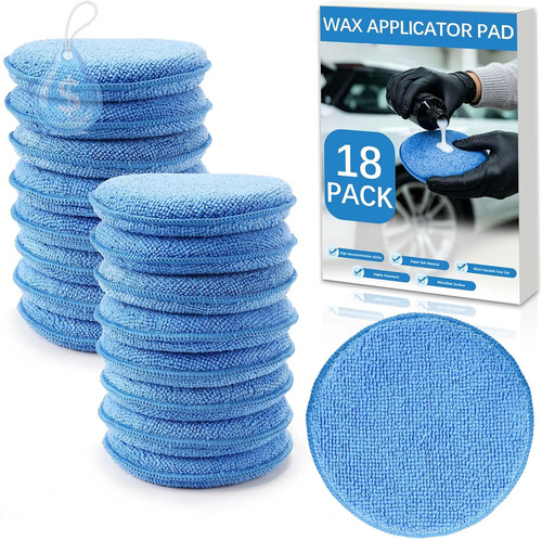 Pack car wax applicator pad - wax,