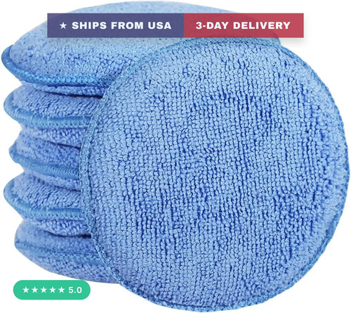 Microfiber wax applicator - microfiber,